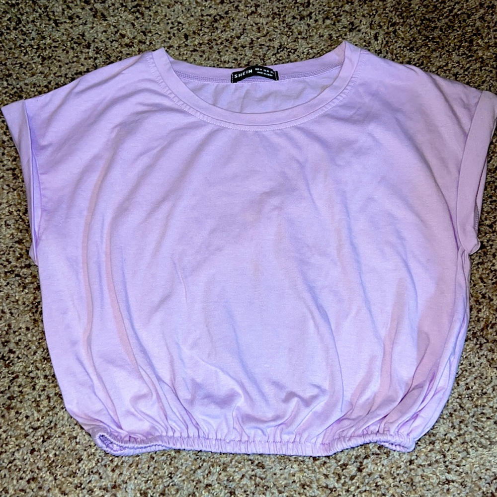 SHEIN cropped tee. Size M